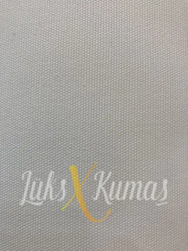Pamuklu Beyaz Kanvas Kumaş