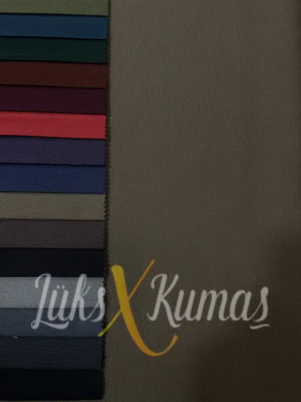 Pamuklu Su İtici Zeytin Yaprağı Kanvas Kumaş