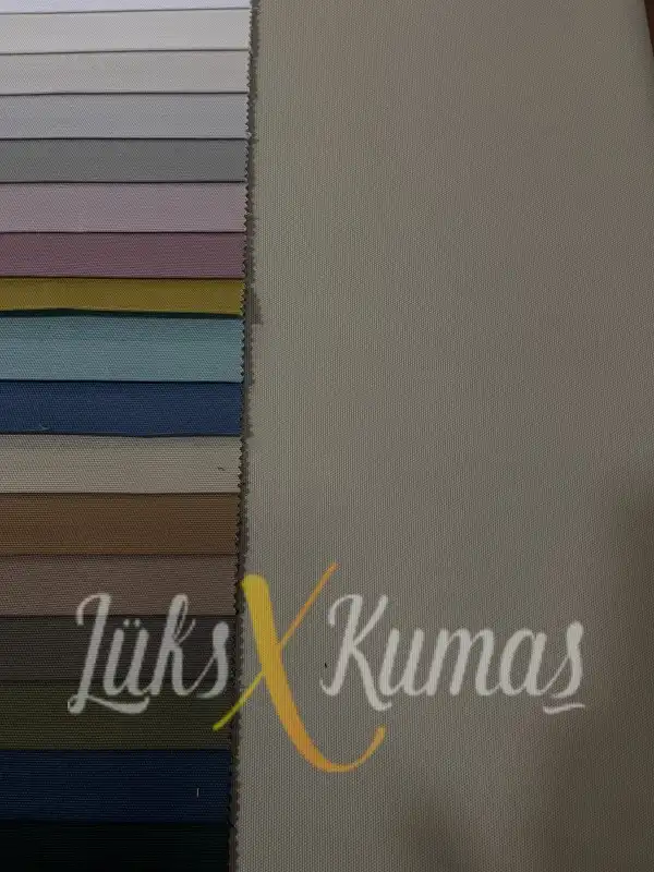 Pamuklu Su İtici Bej Kanvas Kumaş