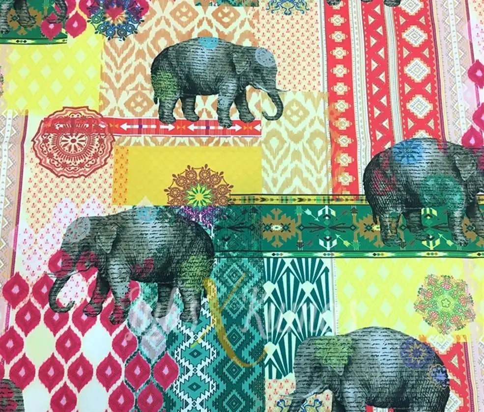 Filli Patchwork Desenli Kumaş