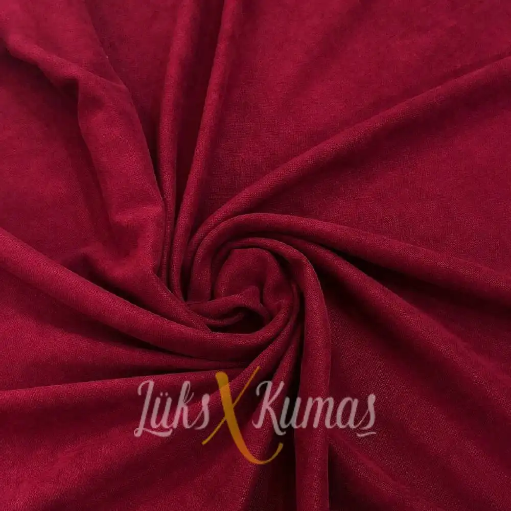 Vişne Çürüğü Düz Renk Döşemelik Kumaş