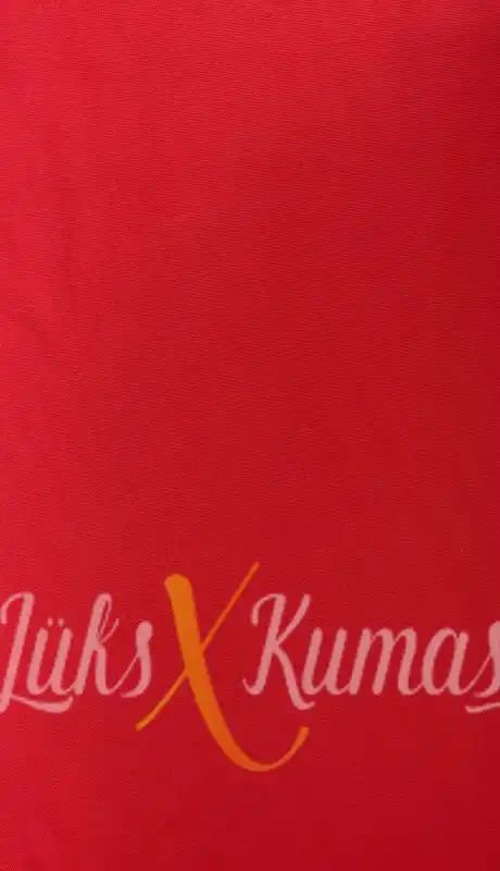 Kırmızı Renk Duck Kumaş