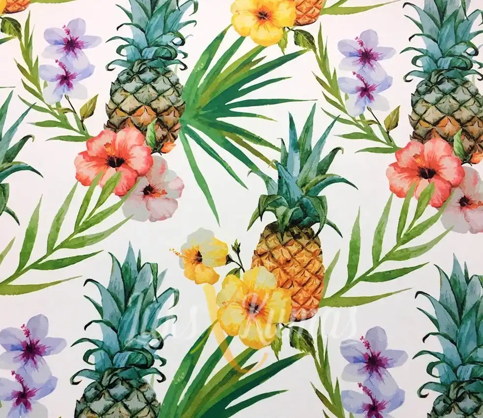 Ananas Desenli Kumaş
