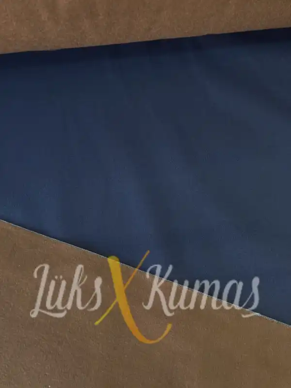Çift Yönlü Pamuklu Döşemelik Lacivert Kumaş
