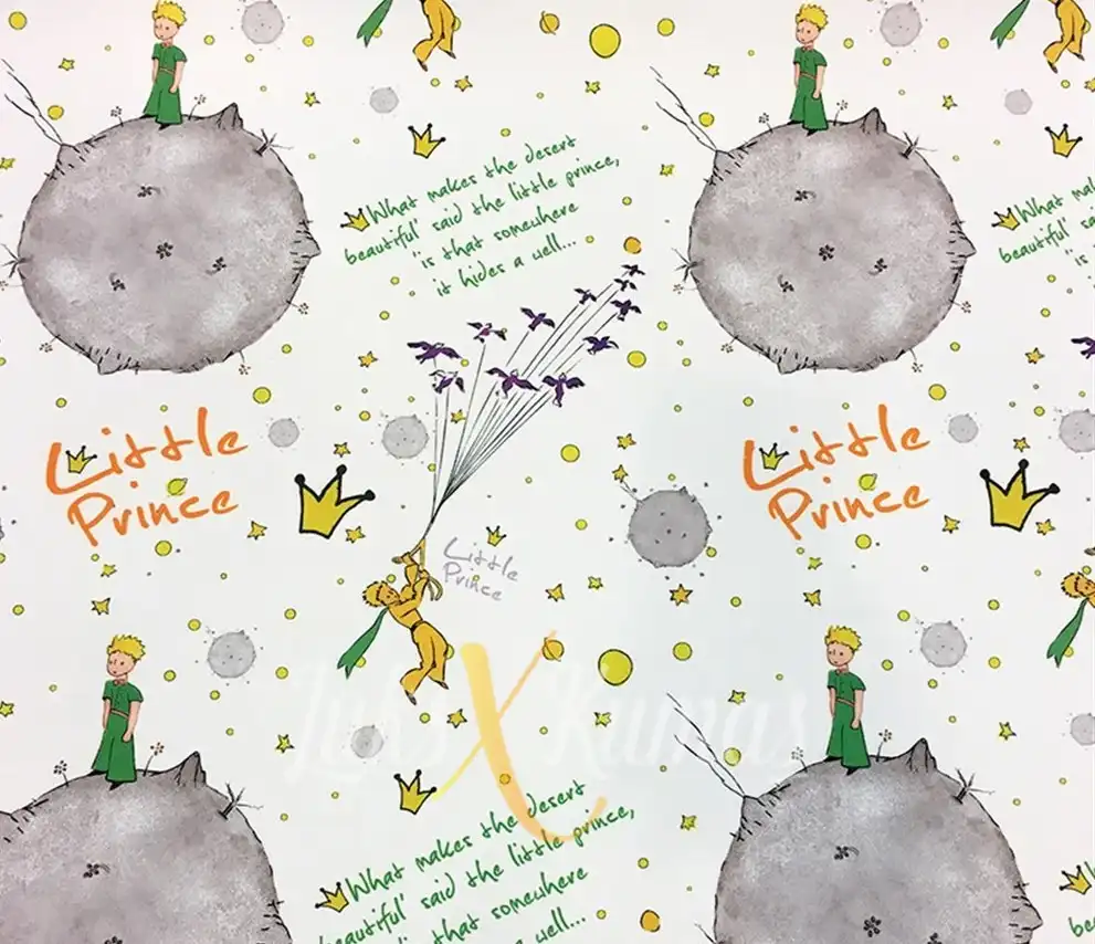 Küçük Prens Desenli Kumaş