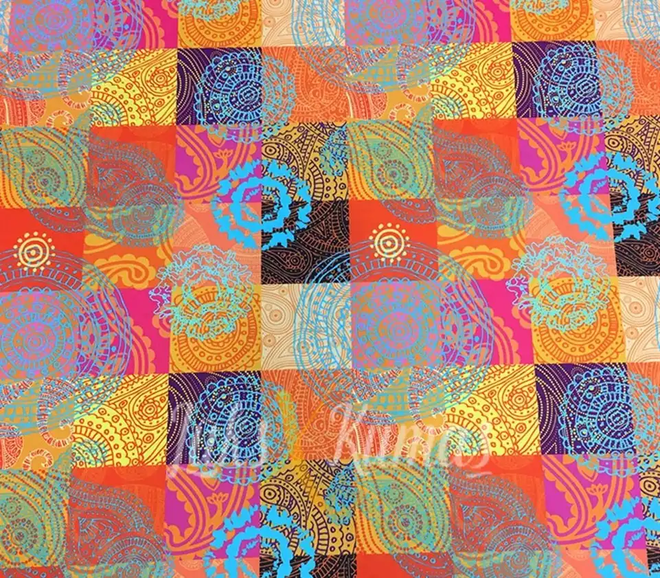 Patchwork Desenli Kumaş