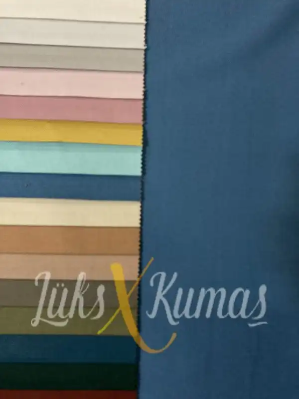 Pamuklu Su İtici Açık Mavi Kanvas Kumaş