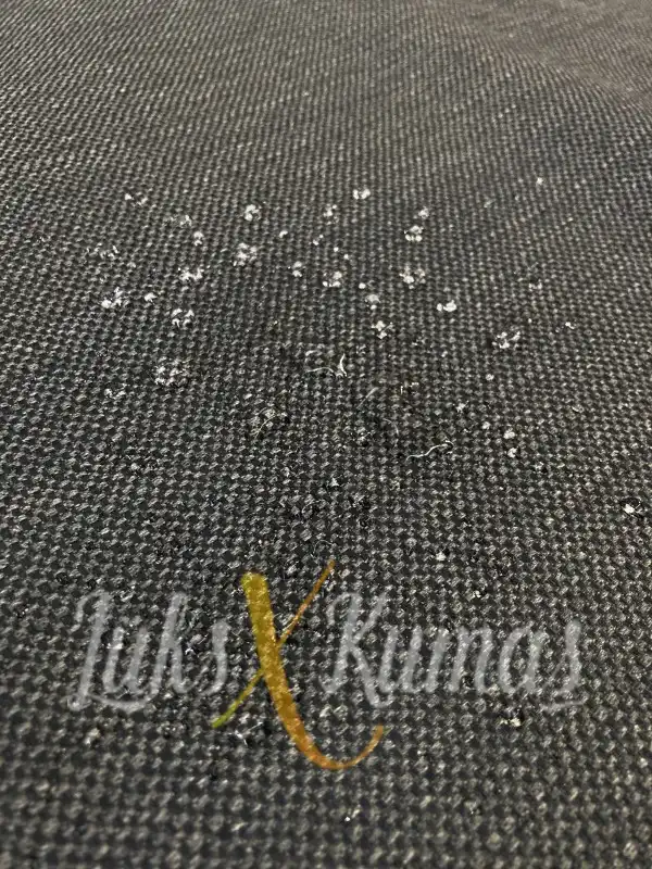 İthal Siyah Dış Mekan Polyester Döşemelik Kumaş